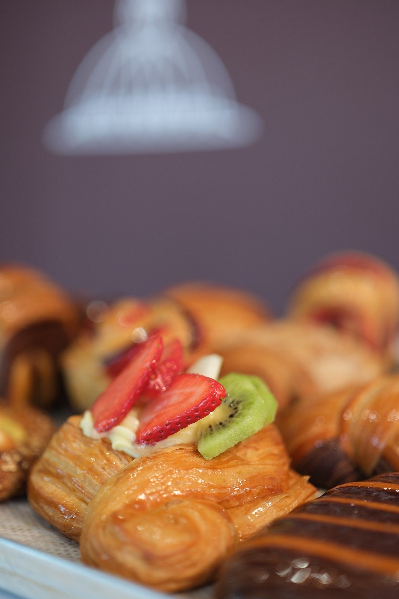 croissant con frutta