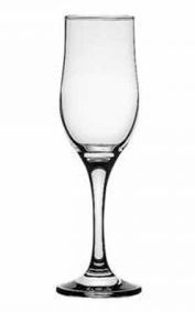 An empty wine glass on a white background.