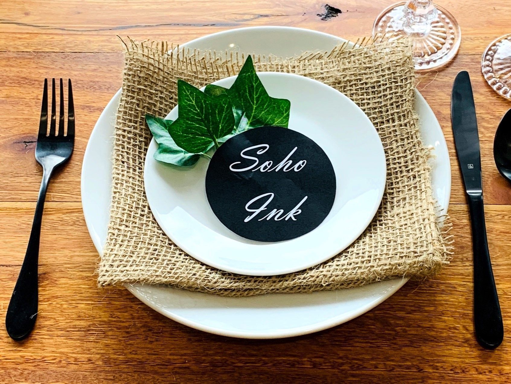Soho Ink cutlery
