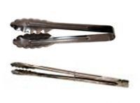 A pair of tongs on a white background.