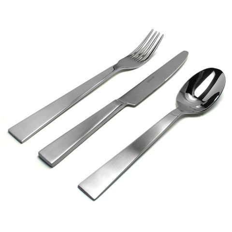 A set of 3 Cutlery on a white background