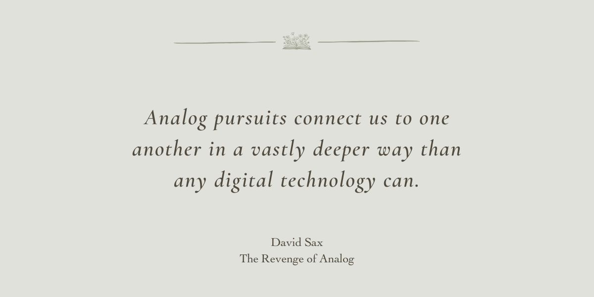 The Revenge of Analog - Book Review by Sue Cartwright, Spiral Leaf The Revenge of Analog - Book Review by Sue Cartwright, Spiral Leaf