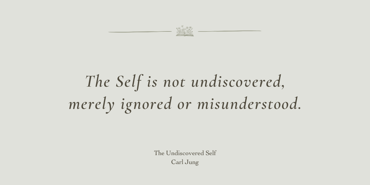 The Undiscovered Self by Carl Jung - Book Review by Sue Cartwright, Spiral Leaf The Undiscovered Self by Carl Jung - Book Review by Sue Cartwright, Spiral Leaf