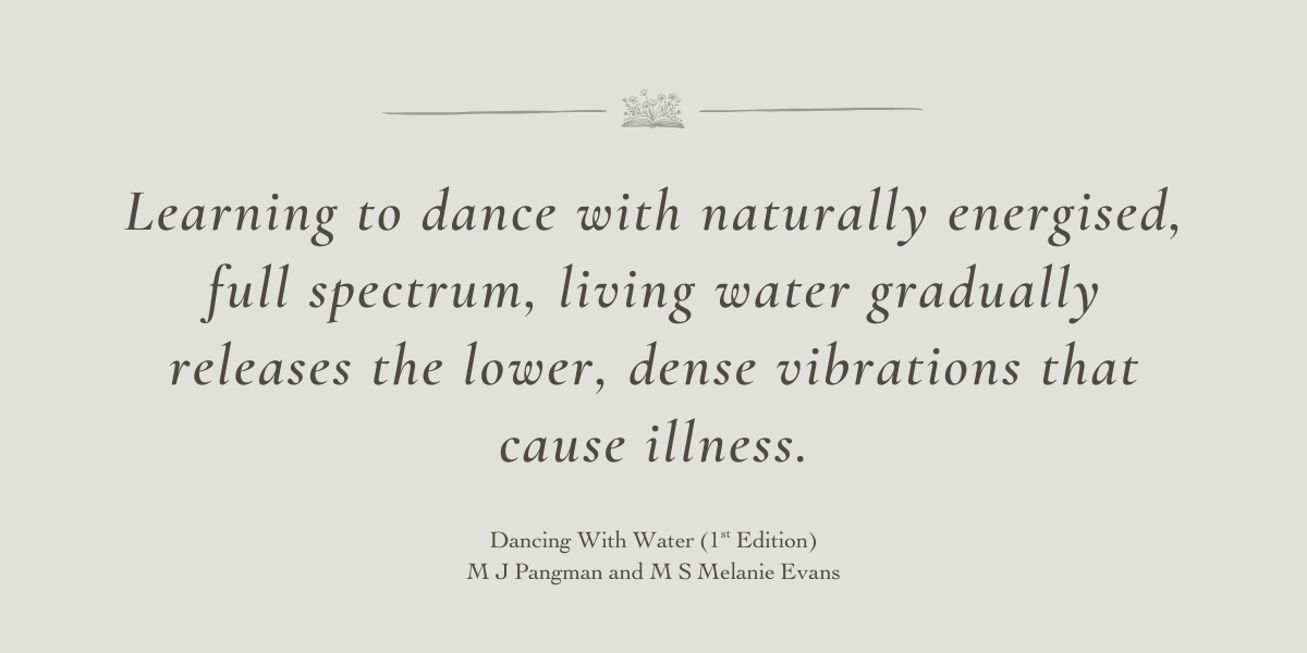 Dancing with Water by M J Pangman MS and Melanie Evans - Book Review by Sue Cartwright, Spiral Leaf Dancing with Water by M J Pangman MS and Melanie Evans - Book Review by Sue Cartwright, Spiral Leaf