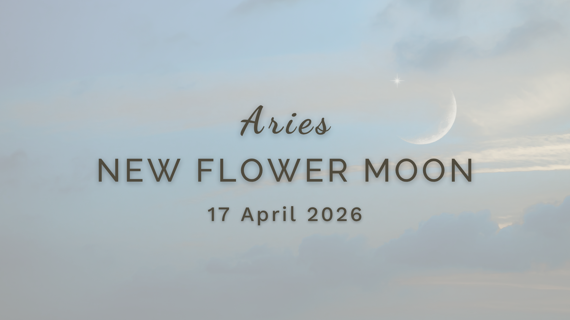 New Flower Moon in Aries - 17 April 2026 (2026) by Sue Cartwright, Spiral Leaf