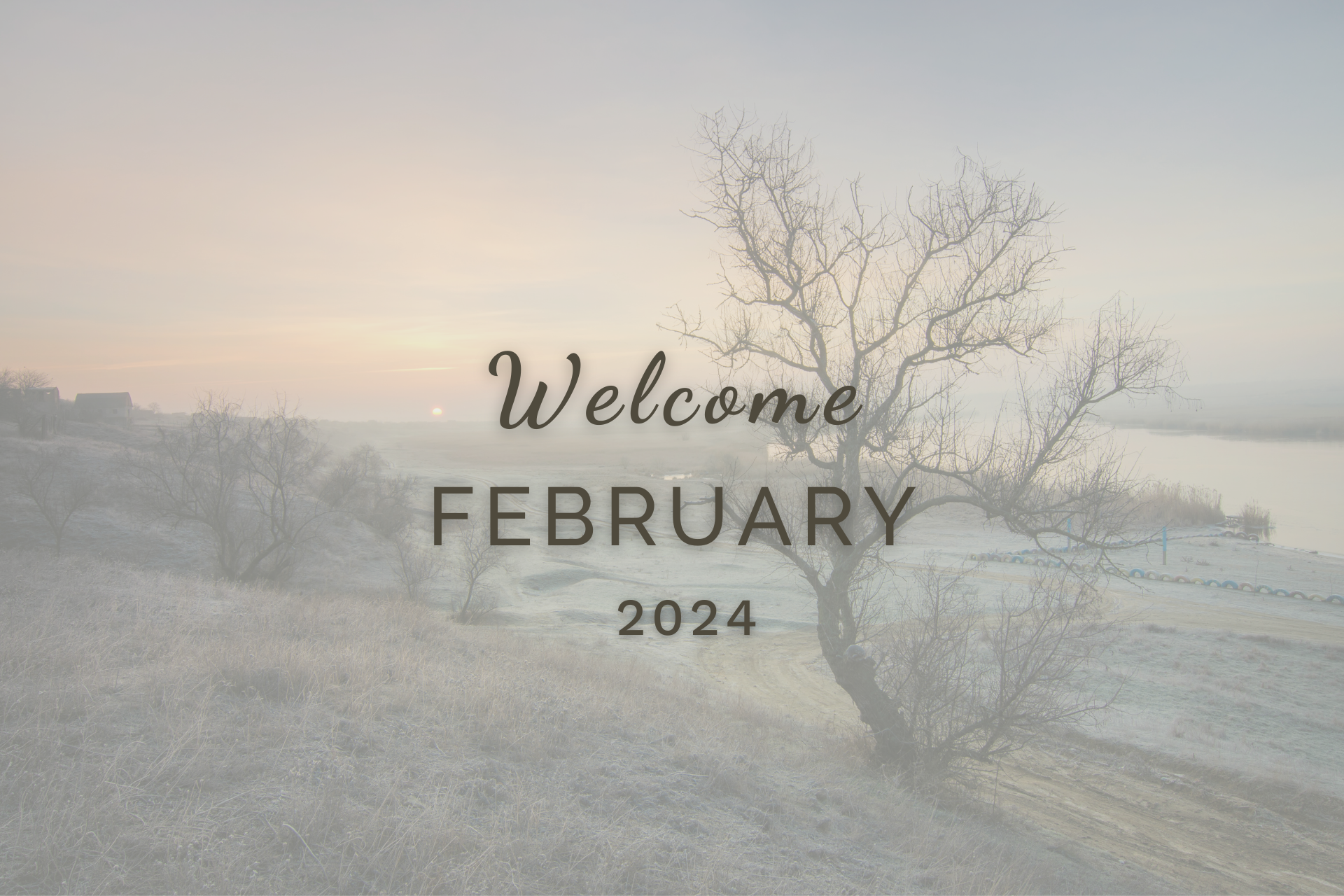 Welcome February (Almanac 2024) by Sue Cartwright, Spiral Leaf