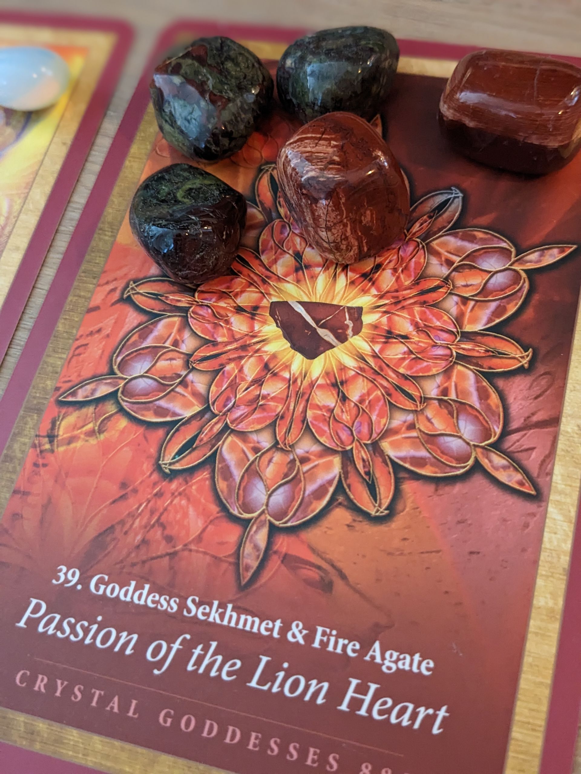 Crystal Mandala Oracle Reading (2023) by Sue Cartwright, Spiral Leaf