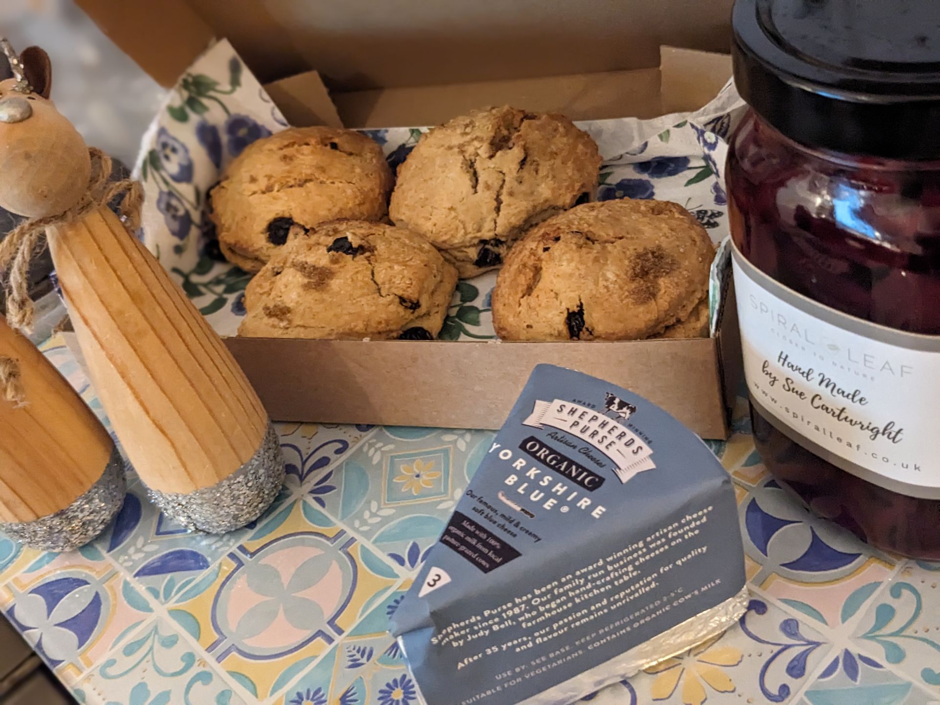 Easy Festive Sultana Scones - A Recipe by Sue Cartwright, Spiral Leaf