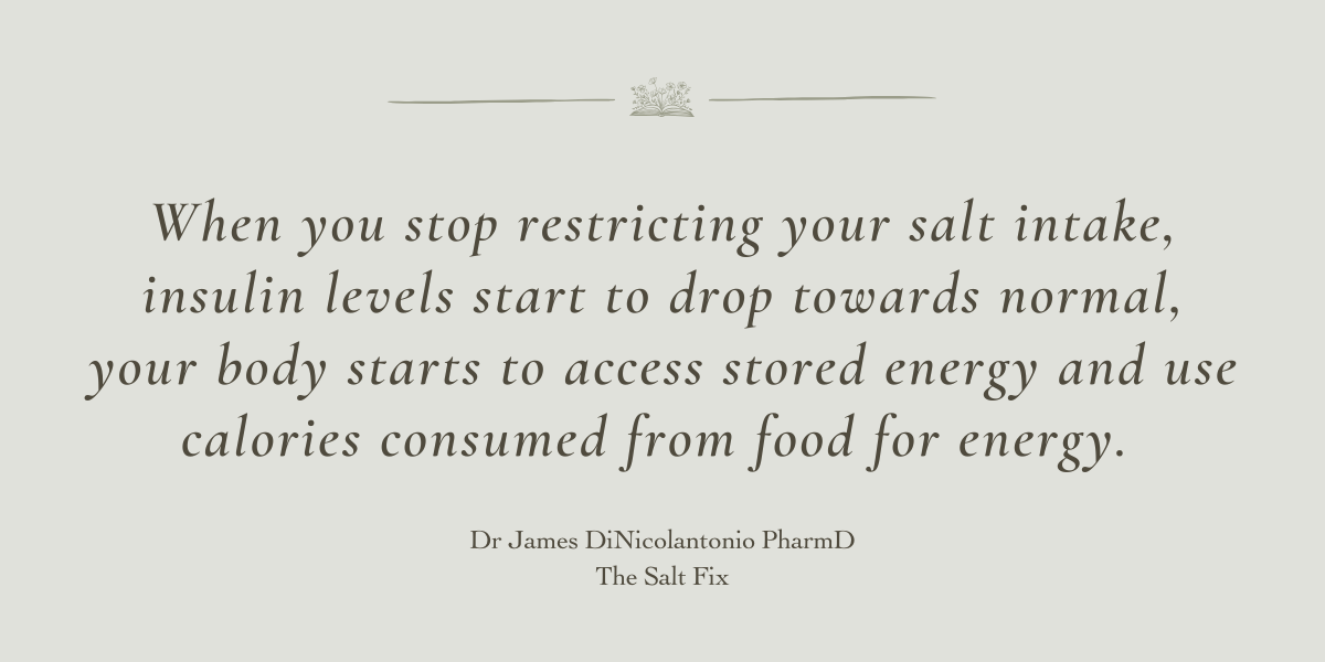 The Salt Fix by Dr James DiNicolantonio PharmD - Book Review by Sue Cartwright, Spiral Leaf