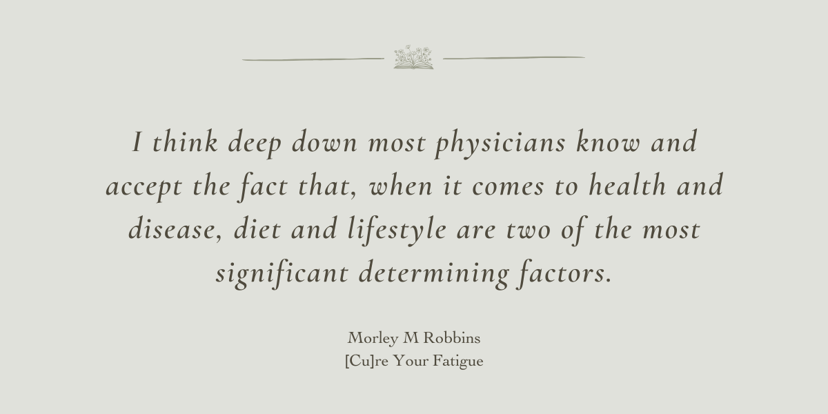 Cure Your Fatigue by Morley M Robbins - A Book Review by Sue Cartwright, Spiral Leaf