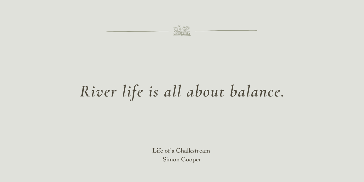 Life on a Chalkstream by Simon Cooper - Book Review by Sue Cartwright, Spiral Leaf Life on a Chalkstream by Simon Cooper - Book Review by Sue Cartwright, Spiral Leaf