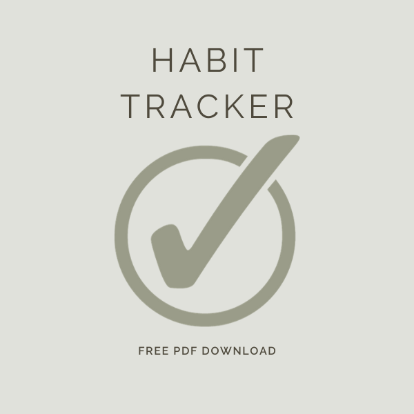 Habit Tracker (Free PDF Download) by Sue Cartwright, Spiral Leaf