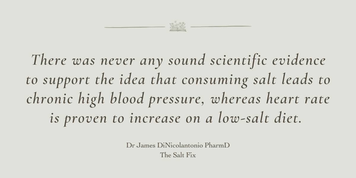 The Salt Fix by Dr James DiNicolantonio PharmD - Book Review by Sue Cartwright, Spiral Leaf