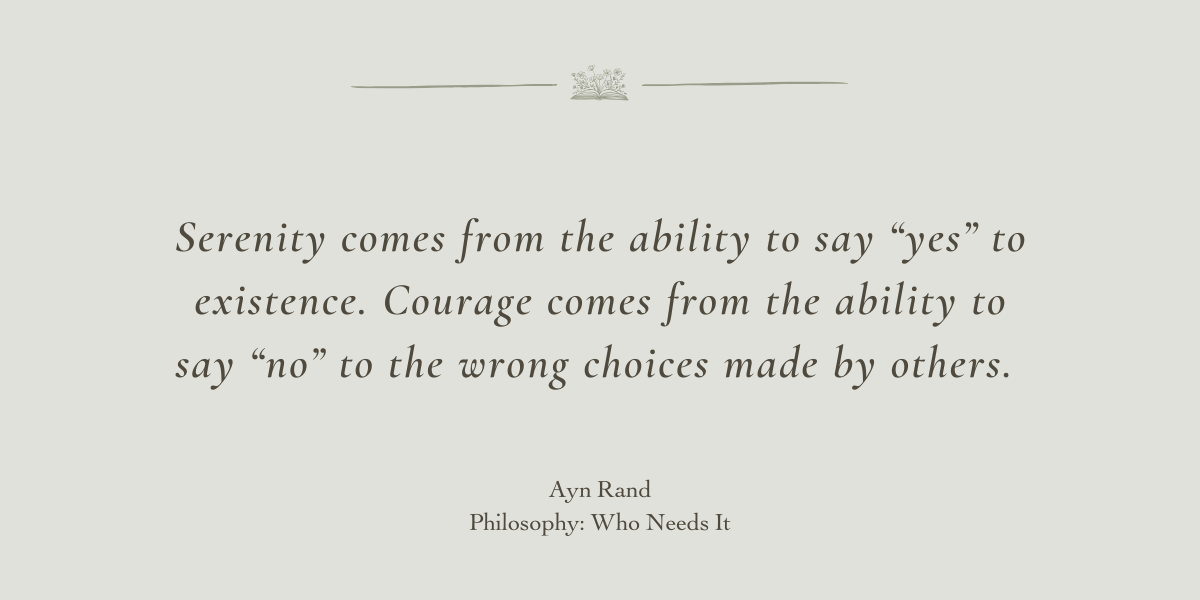 Philosophy: Who Needs It by Ayn Rand - Book Review by Sue Cartwright, Spiral Leaf