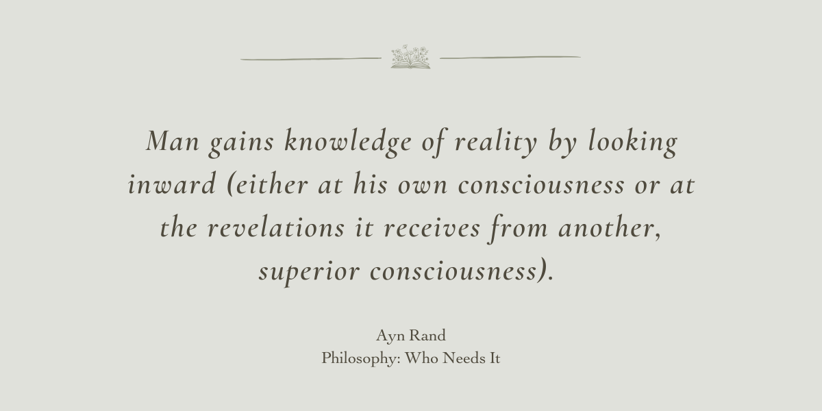 Philosophy: Who Needs It by Ayn Rand - Book Review by Sue Cartwright, Spiral Leaf