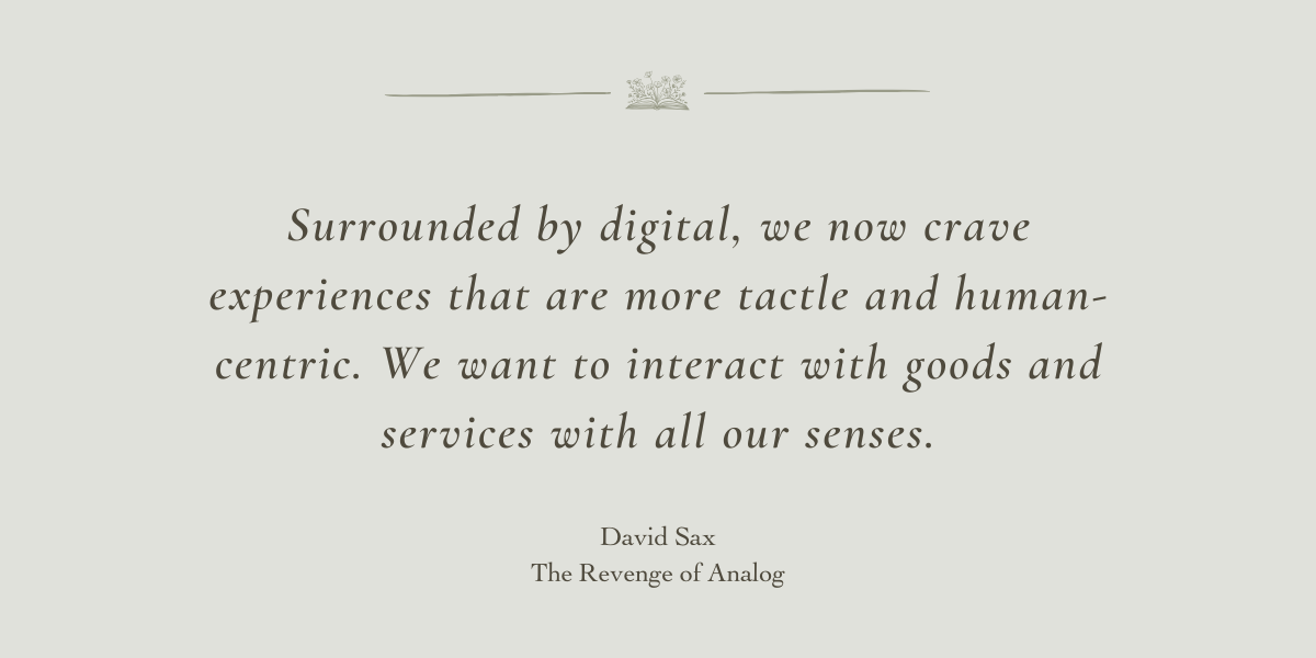 The Revenge of Analog - Book Review by Sue Cartwright, Spiral Leaf The Revenge of Analog - Book Review by Sue Cartwright, Spiral Leaf