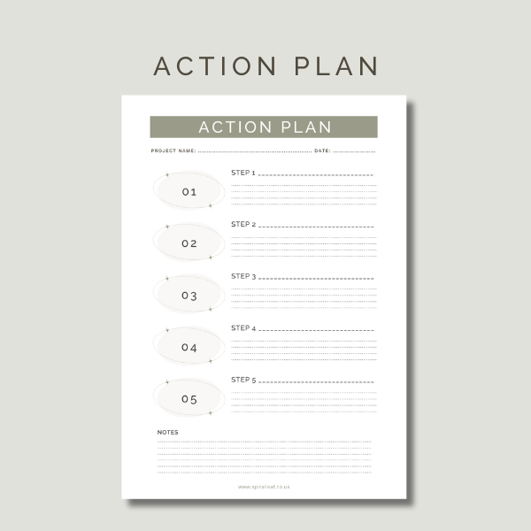 Spiral Leaf Planner (FREE Download) by Sue Cartwright, Spiral Leaf