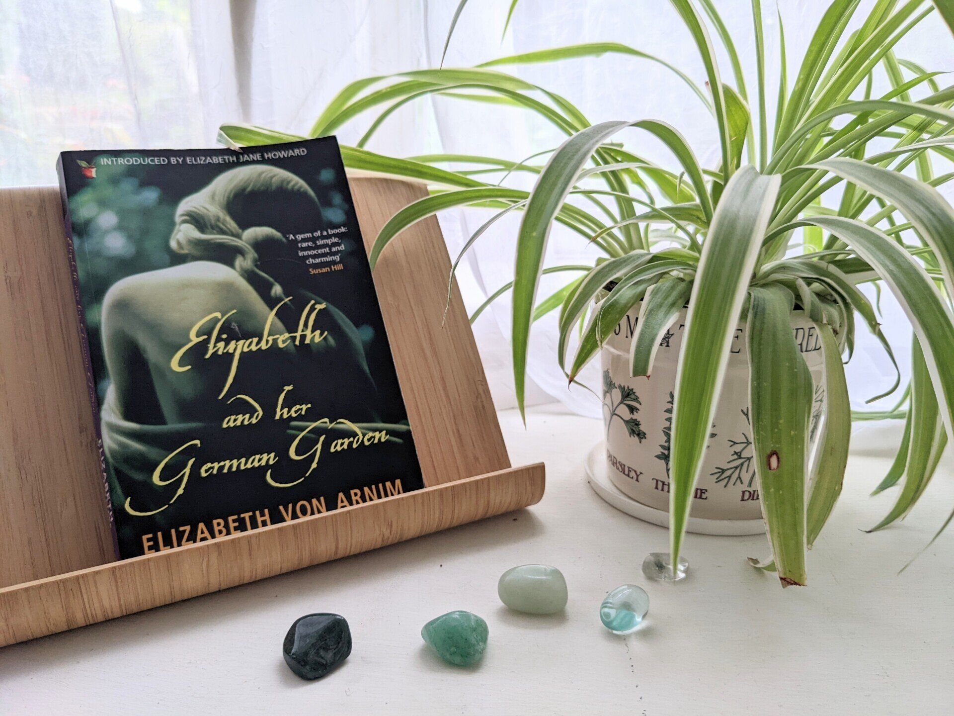 Elizabeth and her German Garden by Elizabeth von Arnim - Book Review by Sue Cartwright, Spiral Leaf