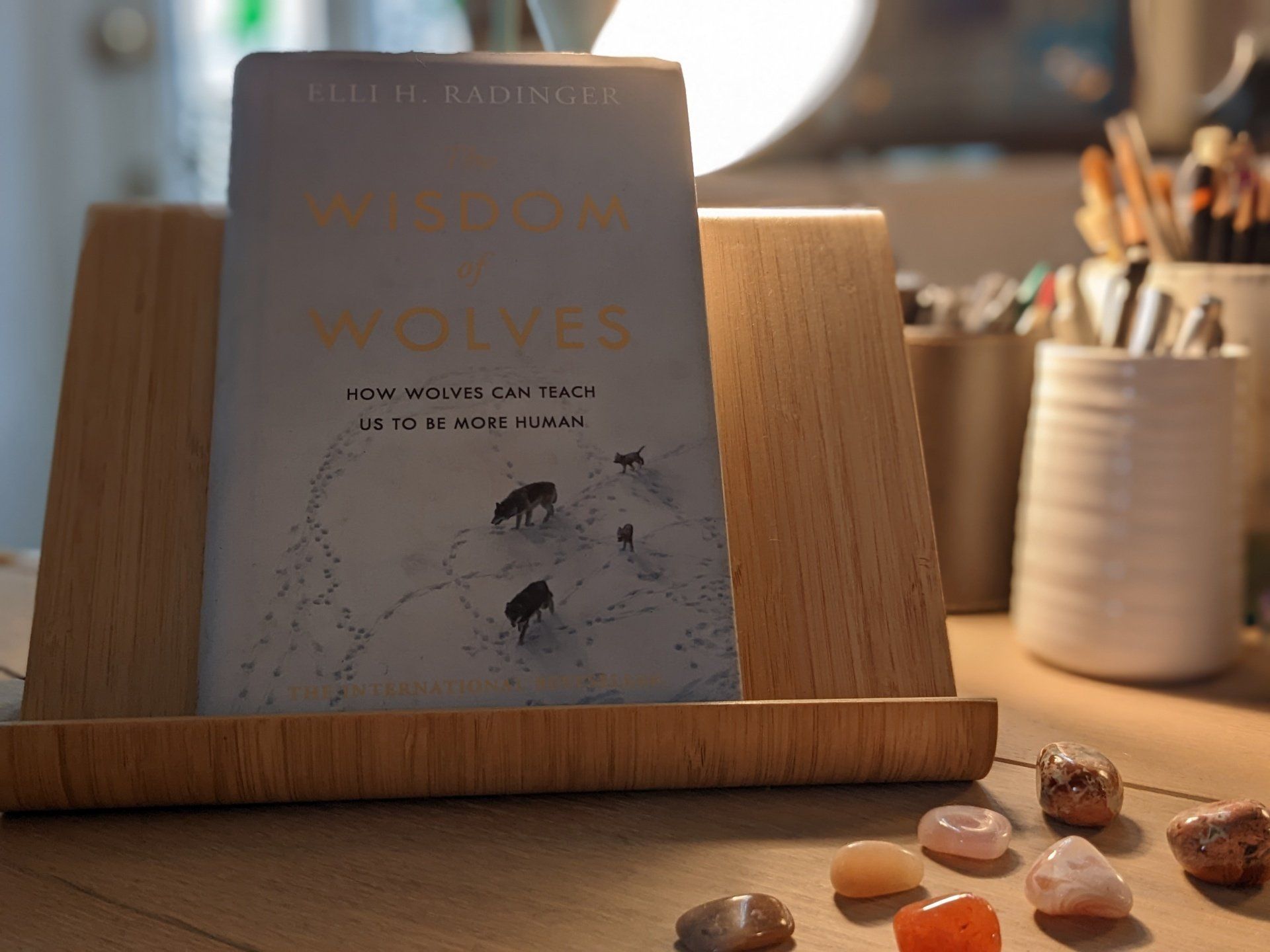 The Wisdom of Wolves by Elli H Radinger - Book Review by Sue Cartwright, Spiral Leaf