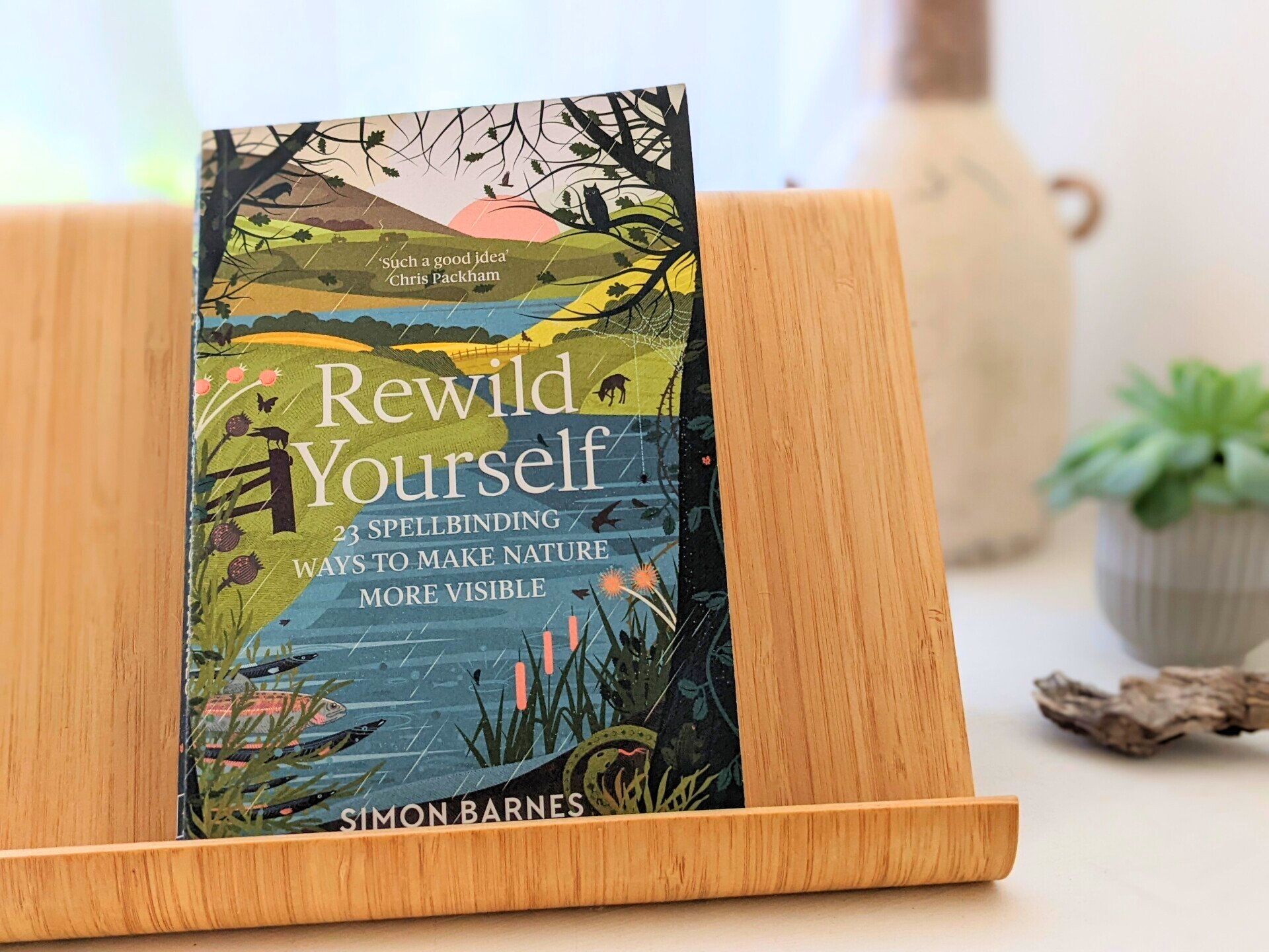 Rewild Yourself by Simon Barnes - Book Review by Sue Cartwright, Spiral Leaf