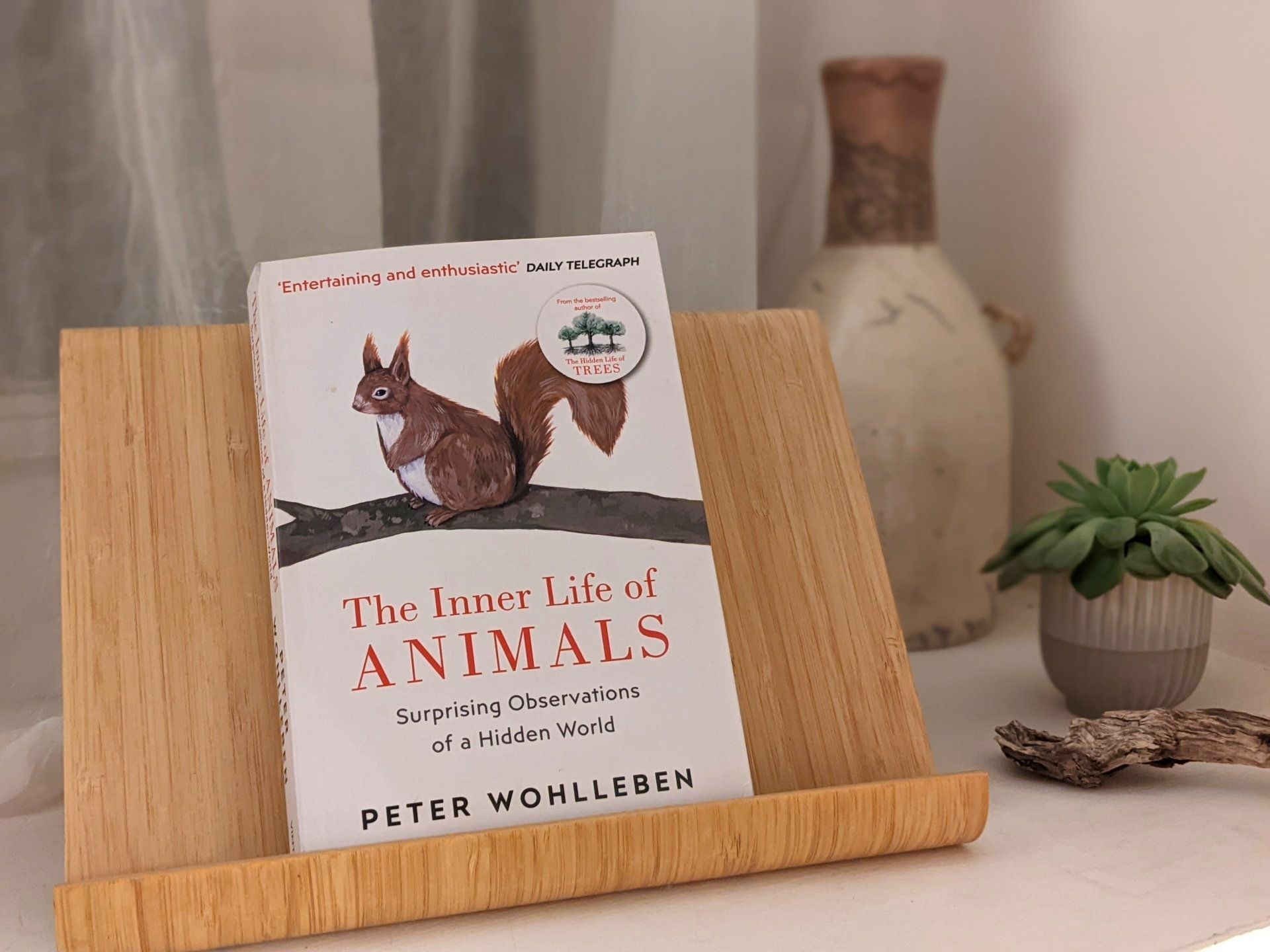 The Inner Life of Animals by Peter Wohlleben - Book Review by Sue Cartwright, Spiral Leaf