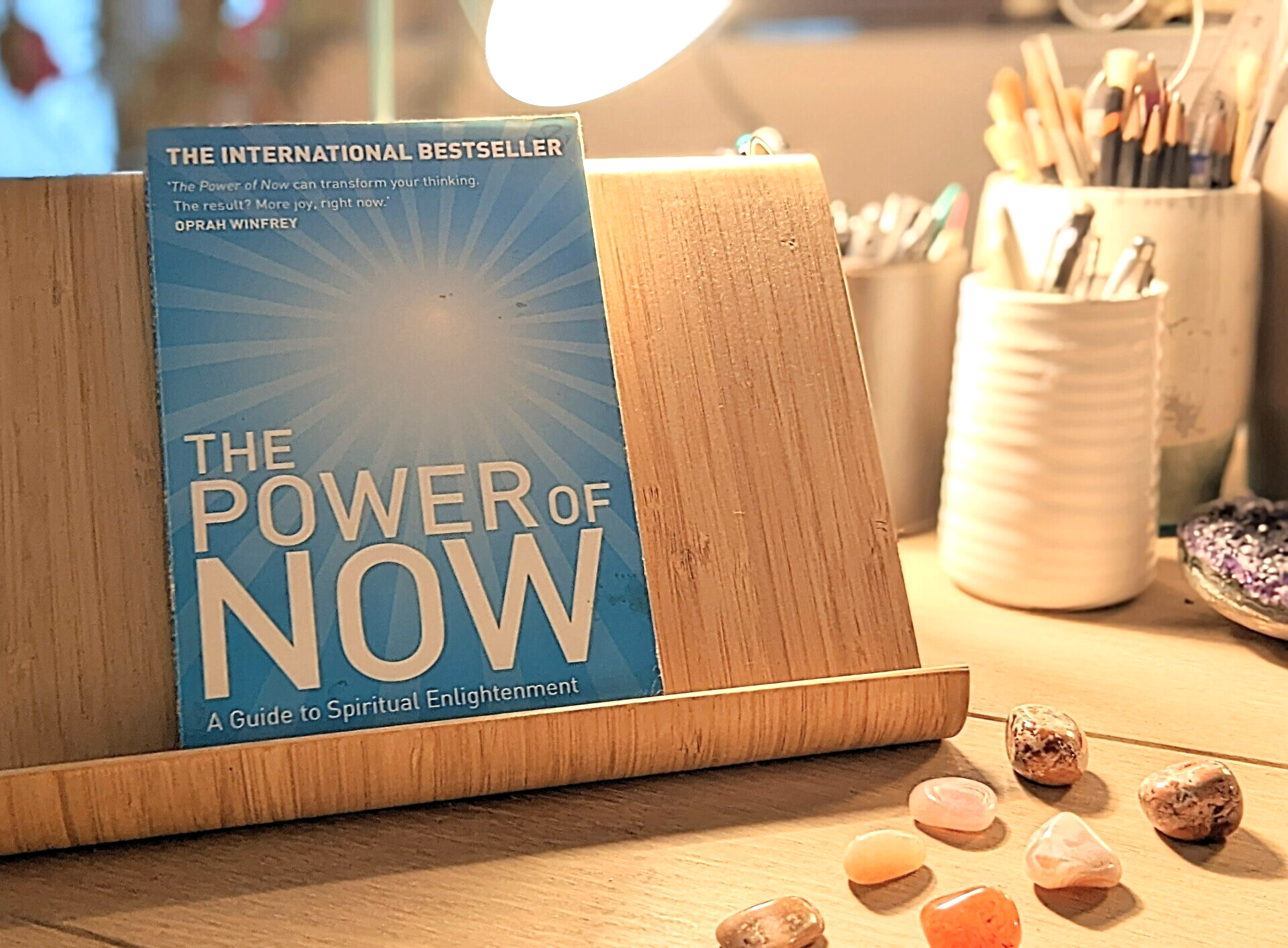 The Power of Now by Eckhart Tolle - Book Review by Sue Cartwright, Spiral Leaf