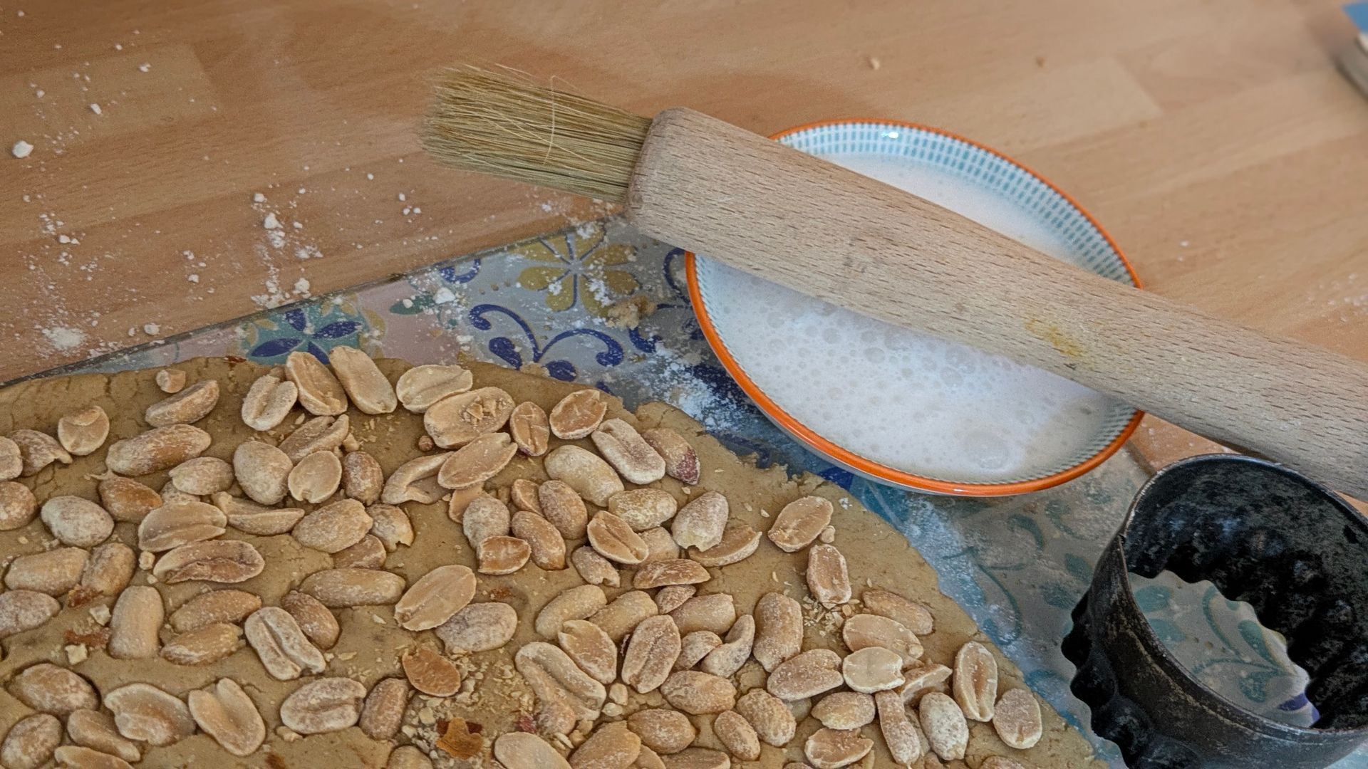 Sweet and Salty Crunchy Nut Biscuits - A Recipe by Sue Cartwright, Spiral Leaf