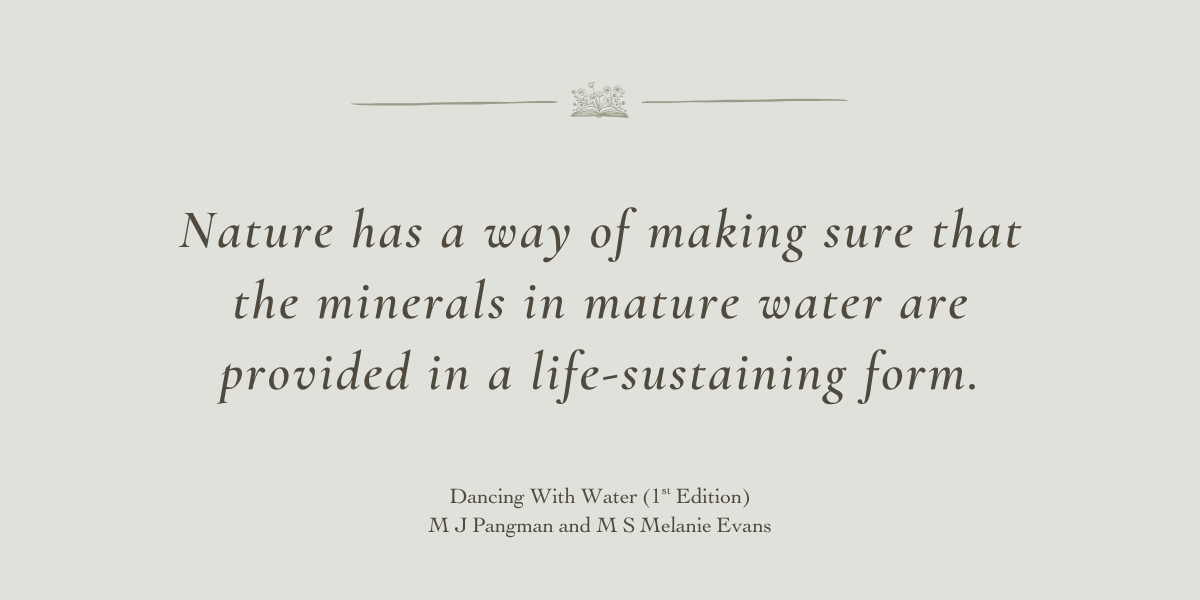 Dancing with Water by M J Pangman MS and Melanie Evans - Book Review by Sue Cartwright, Spiral Leaf