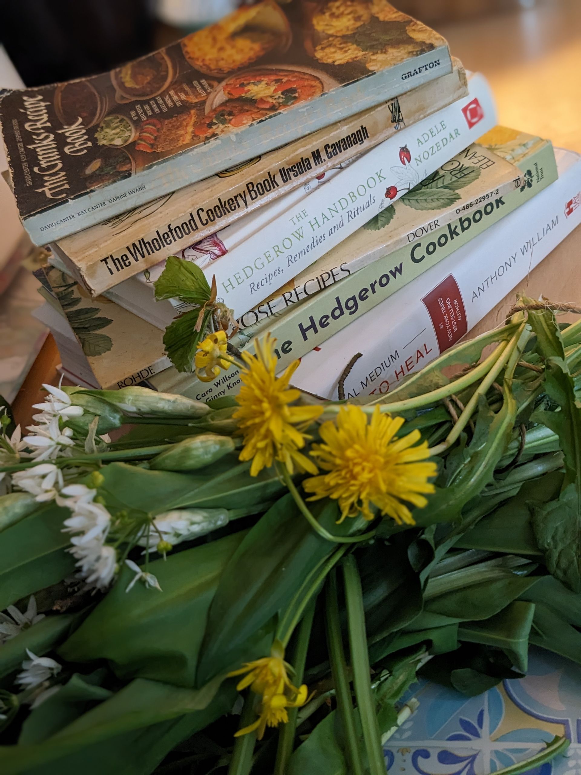 Foraging for Nature's Bounty by Sue Cartwright, Spiral Leaf