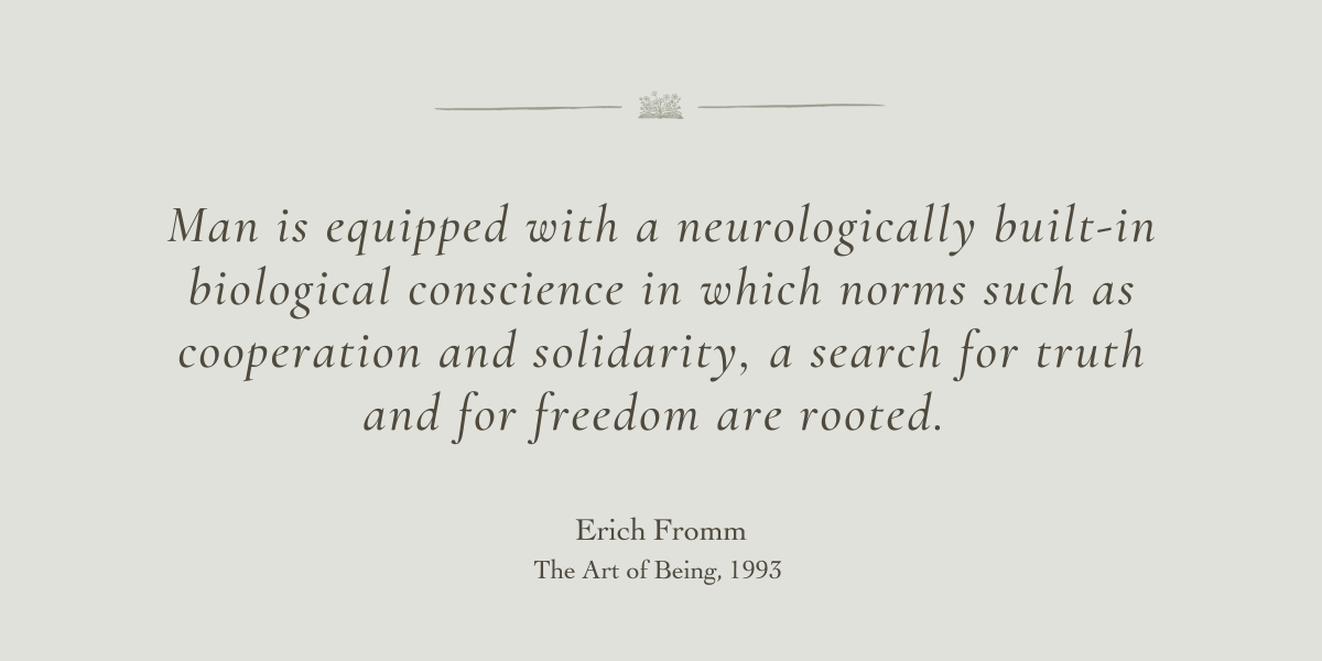 The Art of Being by Erich Fromm - Book Review by Sue Cartwright, Spiral Leaf