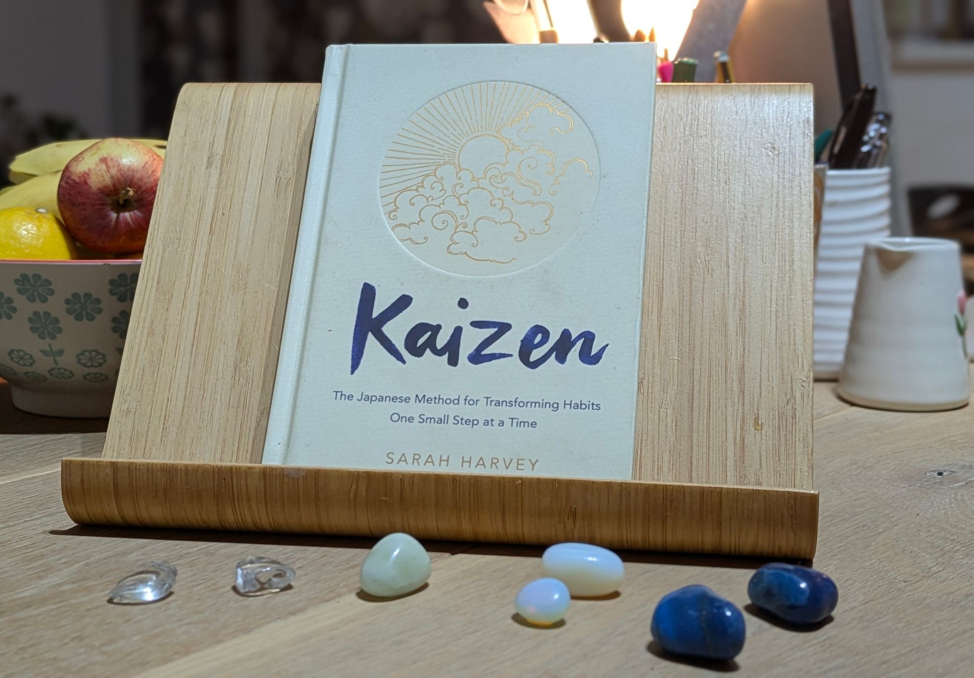 Kaizen for Transforming Habits by Sarah Harvey - A book review by Sue Cartwright, Spiral Leaf