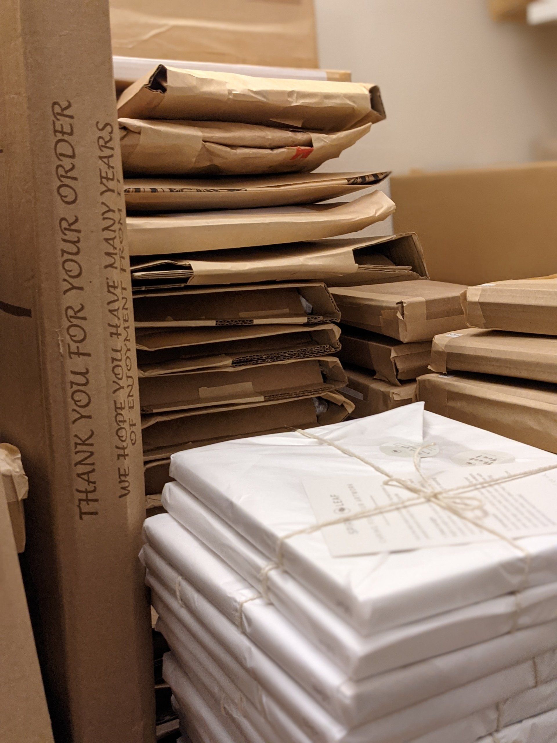 Handpressed Artwork (Postage and Packaging) - Sue Cartwright, Spiral Leaf