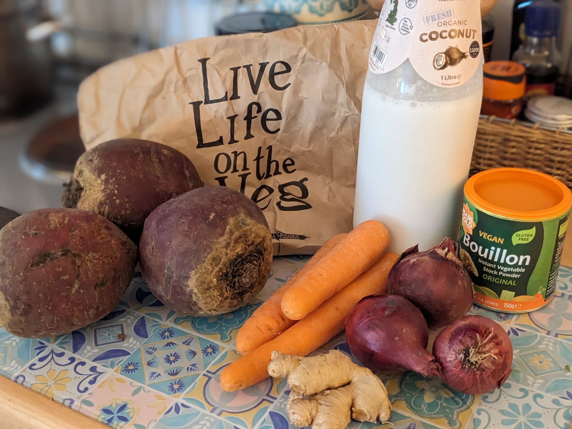 Earthy Beetroot and Coconut Soup - A Recipe by Sue Cartwright, Spiral Leaf