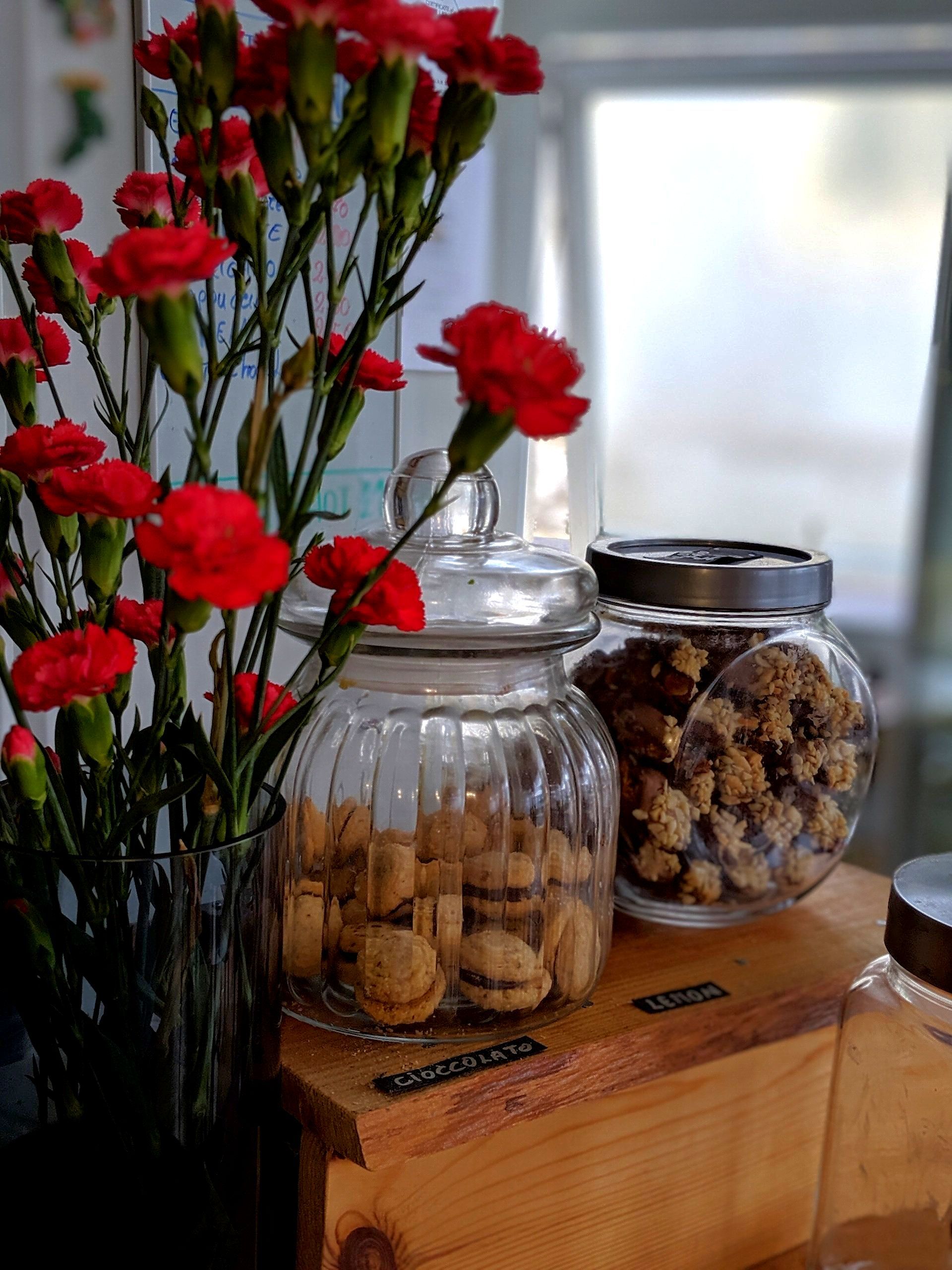 Jars in Rows by Sue Cartwright, Spiral Leaf