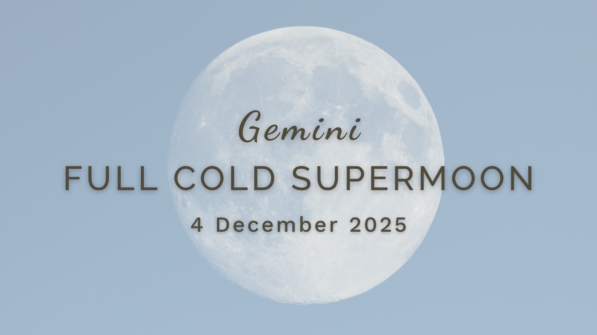 Full Cold Supermoon in Geini - Thursday 4 December (2025) by Sue Cartwright, Spiral Leaf