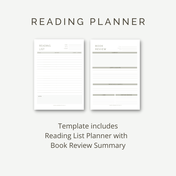 Reading List and Book Review FREE PDF Download by Sue Cartwright, Spiral Leaf