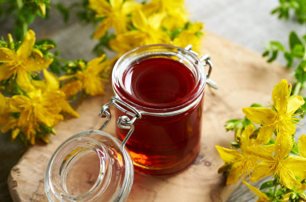 A Healing Herb (St John's Wort) by Sue Cartwright, Spiral Leaf