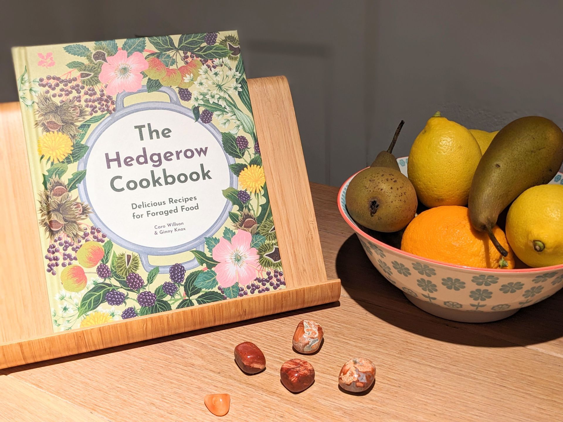 The Hedgerow Cookbook by Caro Willson and Ginny Kno - Book Review by Sue Cartwright, Spiral Leaf