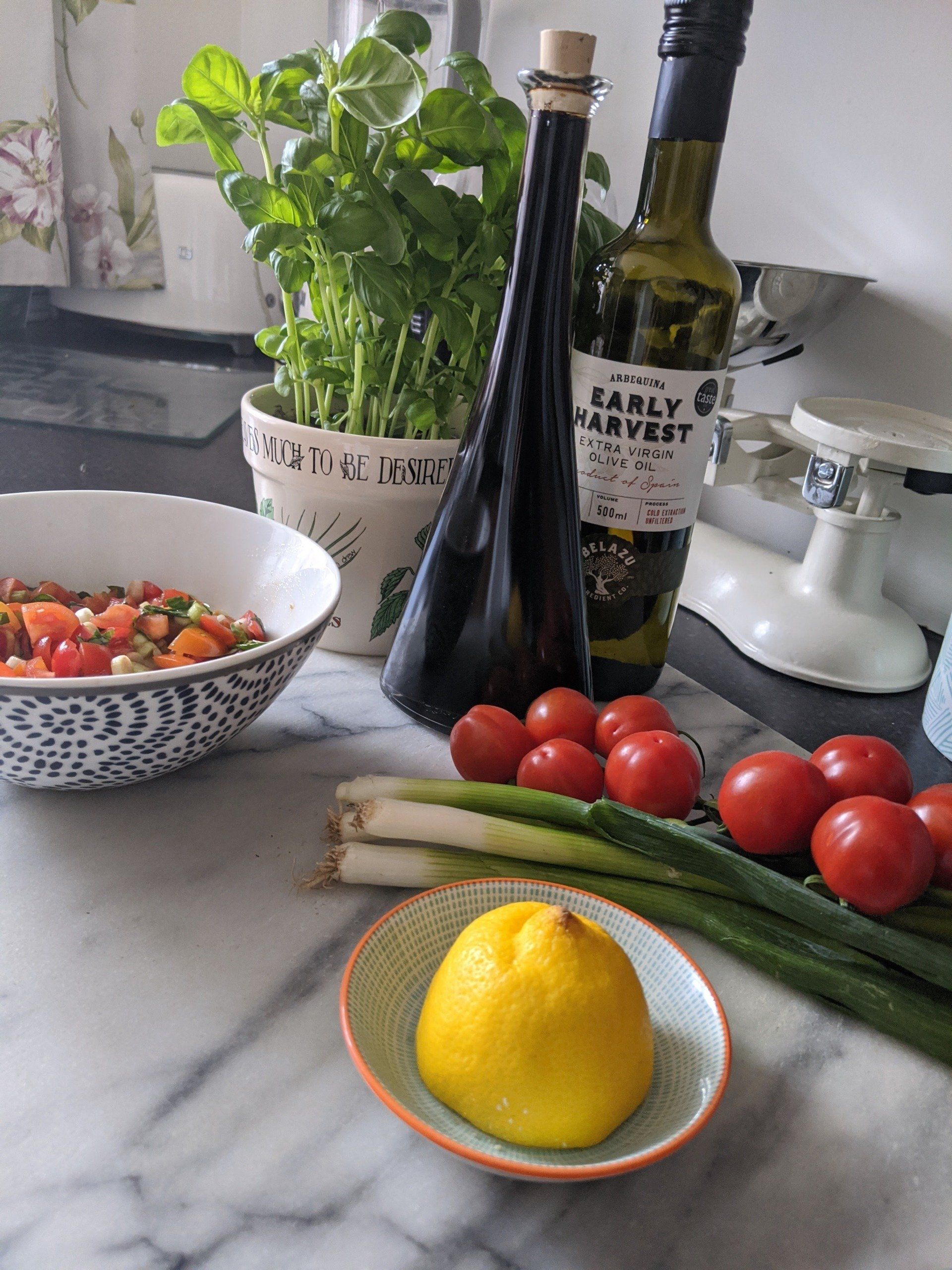 Mediterranean Power Snack Sensation - A Recipe by Sue Cartwright, Spiral Leaf
