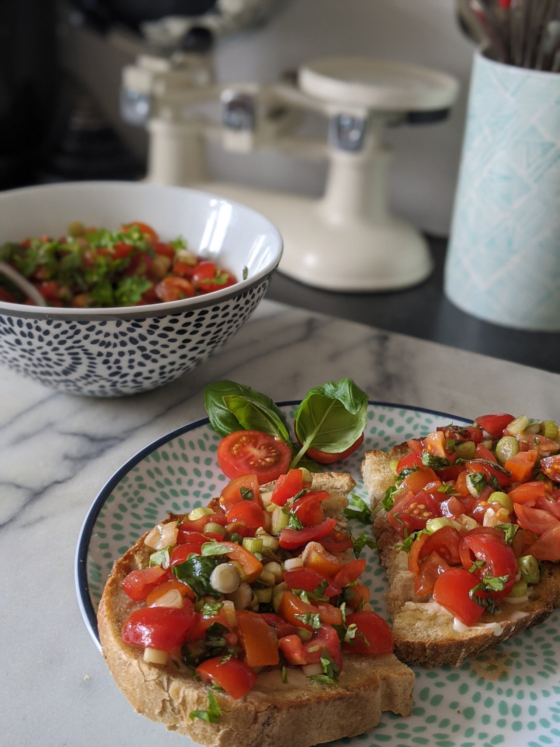 Mediterranean Power Snack Sensation - A Recipe by Sue Cartwright, Spiral Leaf