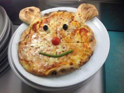 Pizza topo speciale per bambini