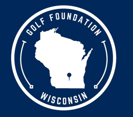 A logo for the golf foundation of wisconsin