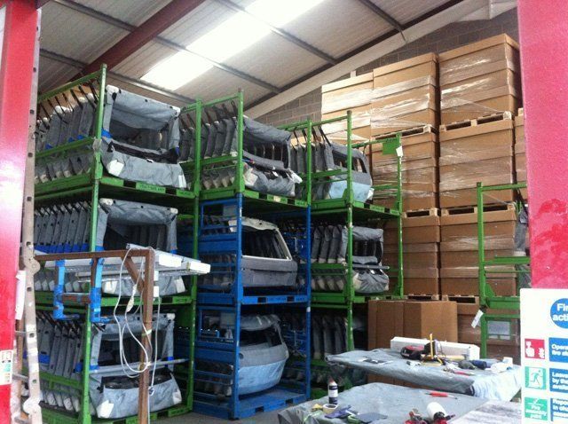 Car parts warehouse