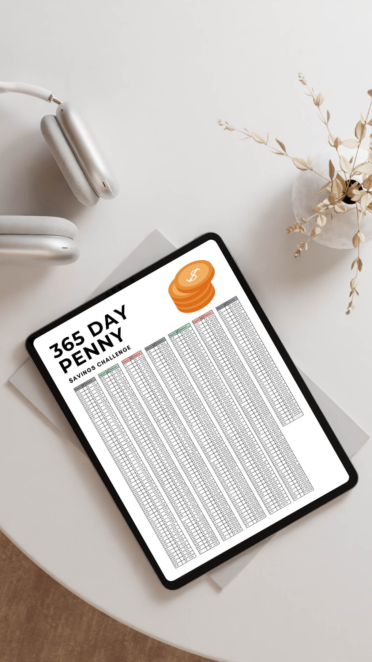 The penny savings challenge is the perfect money challenge for tight budgets. Download the free printable savings tracker to get started today.