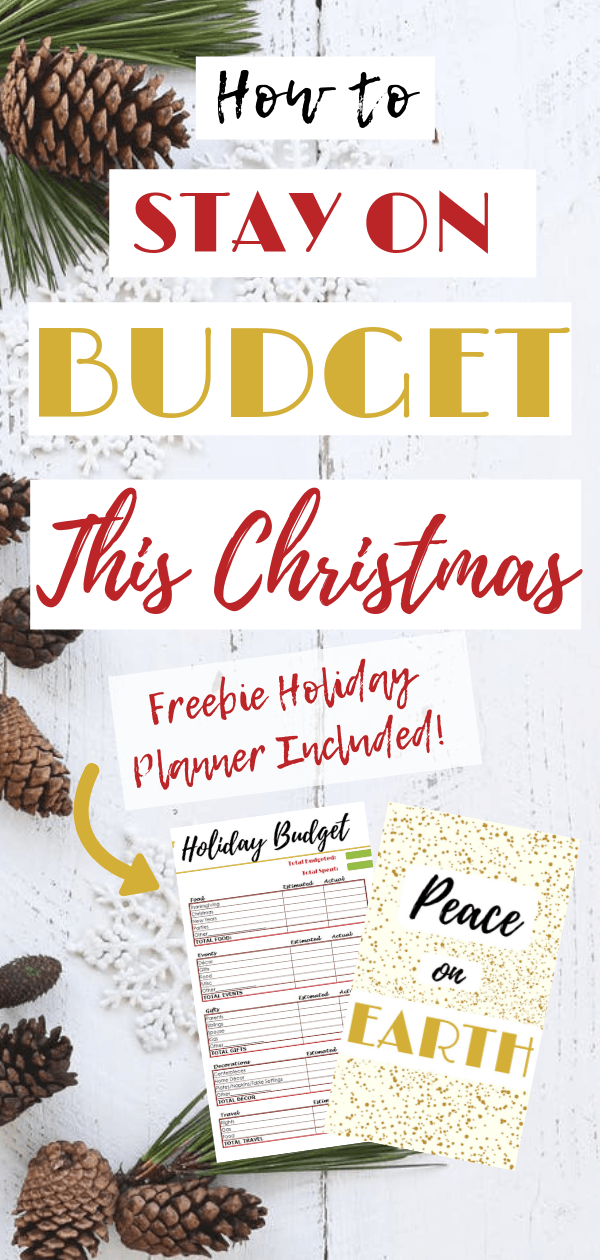 Here are 15 ways to save money and stay on budget this Christmas! Don't go into debt for the holidays! Pin now, read later! #budget #Christmas #frugal