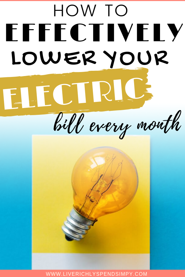 These are great ways to lower your heat bill every month and cut costs! Make more room in your budget by doing these things to save money on electricity! #electricitysavings #cutelectricbill #energysavings 