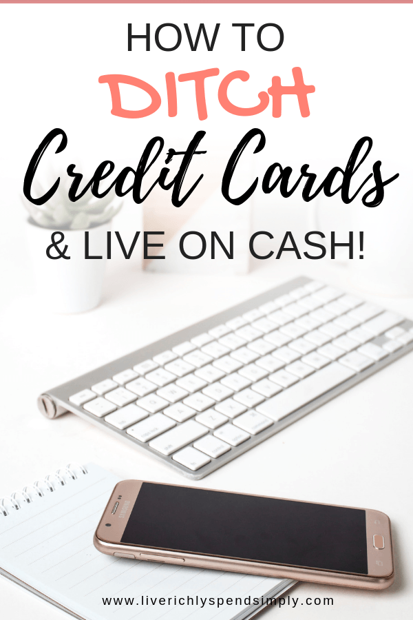 Ready to set some new financial goals? One goal that is essential to financial success is to ditch debt. This means ditching your credit cards! Here's how we did it and pin so you c