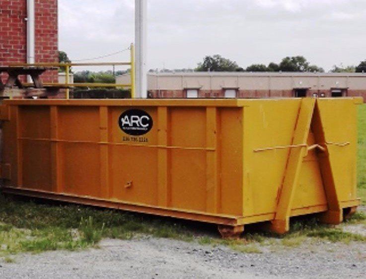 dumpster used for industrial sites