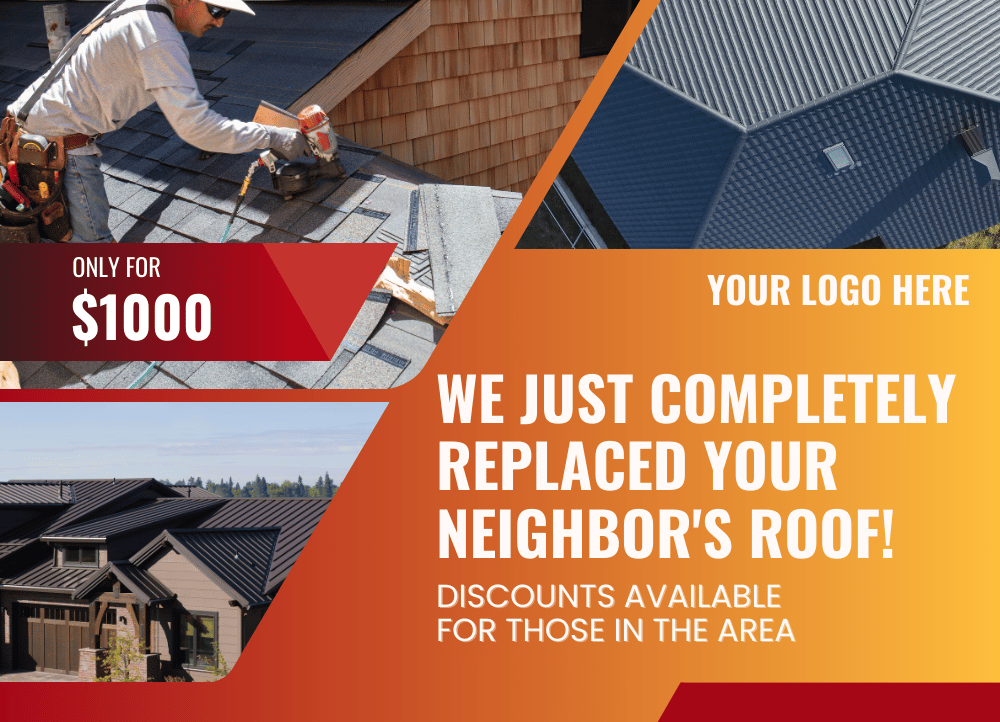 roofing postcard inspection scheduled