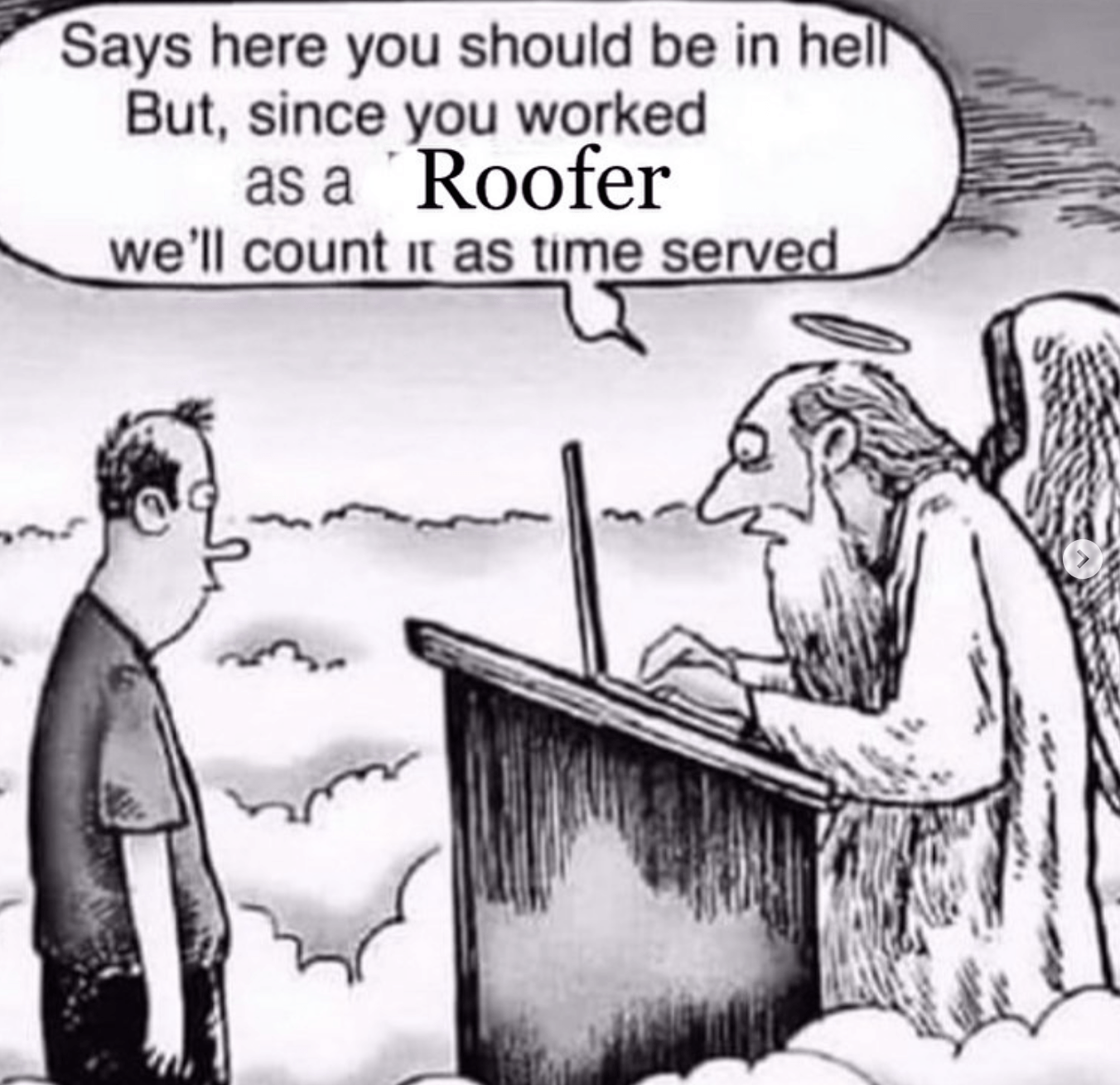 roofer meme